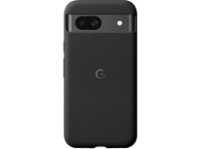Charger l&#39;image dans la galerie, Coque de téléphone noire avec découpe caméra et logo Google sur fond noir.
