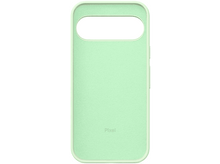 Charger l&#39;image dans la galerie, Coque de téléphone vert clair avec une grande découpe pour la caméra et le mot &#39;Pixel&#39;.
