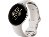 GOOGLE Pixel Watch 2 GPS Boîtier Argenté Bracelet Porcelaine (GA05031-DE)