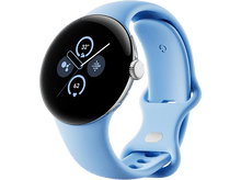 Charger l&#39;image dans la galerie, GOOGLE Pixel Watch 2 GPS Boîtier Argenté Bracelet Sky Blue (GA05032-DE)
