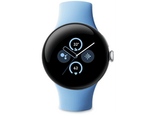 Charger l&#39;image dans la galerie, GOOGLE Pixel Watch 2 GPS Boîtier Argenté Bracelet Sky Blue (GA05032-DE)
