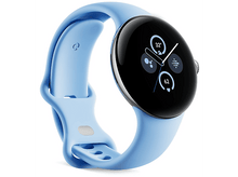 Charger l&#39;image dans la galerie, GOOGLE Pixel Watch 2 GPS Boîtier Argenté Bracelet Sky Blue (GA05032-DE)
