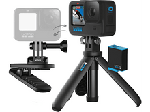 Charger l&#39;image dans la galerie, GOPRO Actioncam HERO 10 + Bundle Pack Noir (CHDRB-101-CN) Caméra sport Noir
