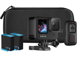 GOPRO Actioncam HERO9 Black + Télécommande + Batterie (CHDRB-902-RW)