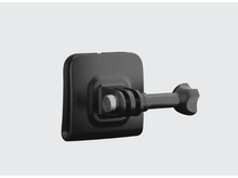 Charger l&#39;image dans la galerie, Support carré noir avec joint et vis sur fond blanc.
