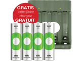 GP BATTERIES Chargeur B441 + Piles 850mAh AAA 4 pièces (GPB441/AA-B4PROMO)