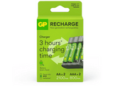 GP BATTERIES Chargeur de batterie RECHARGE B441 + pile AA/AAA