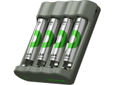 GP BATTERIES Chargeur de pile USB B441 + 4 x Pile AAA 850 mAh Noir (GPACSB441002)