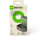 GP BATTERIES Chargeur de pile USB B441 + Piles AA 2100 mAh 4 pièces (GPRCKCHB441D267)