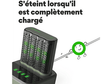 Charger l&#39;image dans la galerie, GP BATTERIES Chargeur de piles M452 + AA pile 2600 mAh 4 pièces (GPRCKCHM452D298)
