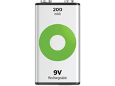GP BATTERIES Pile 9V Recyko 200mAh 8.4V (GPRCK20R8H710C1)