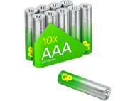 GP BATTERIES Pile AAA Alkaline Super 1.5V 10 pièces (GPSUP24A997C10)