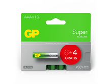 Charger l&#39;image dans la galerie, Piles AAA vertes et blanches dans un emballage. L&#39;emballage a un design vert et blanc.
