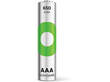 Charger l&#39;image dans la galerie, GP BATTERIES Pile AAA Recyko 650 mAh 4 pièces (GPRCK65AAA673C4)
