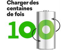 Charger l&#39;image dans la galerie, GP BATTERIES Pile C Recyko 3000 mAh 1.2V 2 pièces (GPRCK300C697C2)
