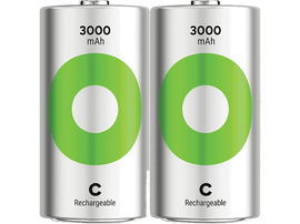 GP BATTERIES Pile C Recyko 3000 mAh 1.2V 2 pièces (GPRCK300C697C2)