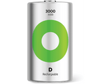 GP BATTERIES Pile D Recyko 3000 mAh 1.2 V 2 pièces (GPRCK300D703C2)