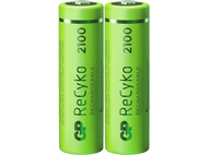 GP BATTERIES Piles AA rechargeables ReCyko 2100 mAh 2 pièces (GP210AAHCE-2WB2)