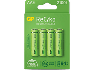 GP BATTERIES Piles AA rechargeables ReCyko 2100 mAh 4 pièces (GP210AAHCEAH-2AGBW4)