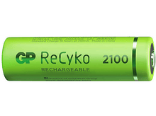 Charger l&#39;image dans la galerie, GP BATTERIES Piles AA rechargeables ReCyko 2100 mAh 4 pièces (GP210AAHCEAH-2AGBW4)
