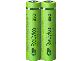 GP BATTERIES Piles AAA rechargeables ReCyko 850 mAh 2 pièces (GP85AAAHCE-2WB2)