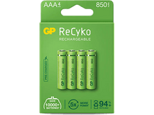 Charger l&#39;image dans la galerie, GP BATTERIES Piles AAA rechargeables ReCyko 850 mAh 4 pièces (GP85AAAHCEAH-2AGBW4)
