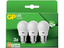 Charger l&#39;image dans la galerie, GP LIGHTING Ampoule Blanc chaud E27 5.6 W - 3 pièces (087885-LDB3)
