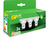 GP LIGHTING Ampoule Blanc chaud GU10 3.7 W - 3 pièces (087427-LDCE3)
