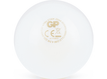 Charger l&#39;image dans la galerie, Gros plan d&#39;une ampoule blanche avec du texte, isolée.
