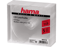 Charger l&#39;image dans la galerie, Pile de cinq boîtiers de CD transparents avec une étiquette indiquant les informations sur le produit.

