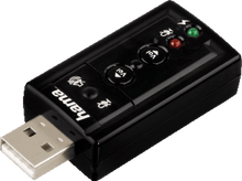 Charger l&#39;image dans la galerie, HAMA 7.1 Surround Carte son USB (51620)
