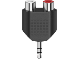 HAMA Adaptateur 3.5 mm - 2 x RCA (205187)