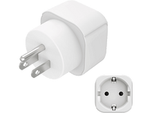 Charger l&#39;image dans la galerie, HAMA Adaptateur de voyage 223438 Europe vers USA Blanc (65)
