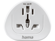 Charger l&#39;image dans la galerie, HAMA Adaptateur de voyage Type E et F Europe (00223455)
