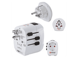 HAMA Adaptateur de voyage Universel World Travel Pro Light USB World (223474) Adaptateur de voyage