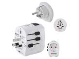 HAMA Adaptateur de voyage Universel World Travel Pro Light USB World (223474) Adaptateur de voyage