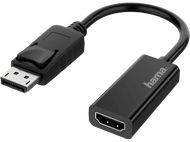 HAMA Adaptateur DisplayPort - HDMI Ultra HD Noir (200335)