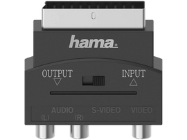 HAMA Adaptateur in-out Scart - S-VHS (205268)