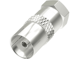 HAMA Adaptateur satellite F-Type - Coax femelle (205222)