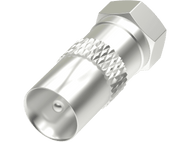 HAMA Adaptateur satellite F-Type - Coax mâle (205221)