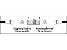 Charger l&#39;image dans la galerie, HAMA Adaptateur satellite F-type - F-Type (205225)
