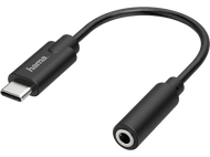 HAMA Adaptateur USB-C / 3.5 mm jack Noir (205282)