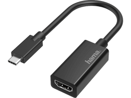 HAMA Adaptateur USB-C - HDMI Ultra HD 4K Noir (200315)