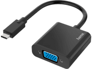 HAMA Adaptateur USB-C - VGA Full HD Noir (200317)