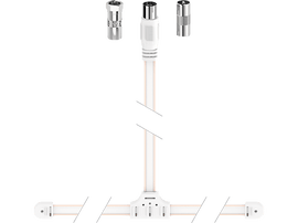 HAMA Antenne coaxiale DAB+ 1.75m (205283)