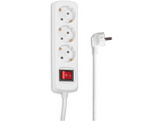 Bloc multiprise + Interrupteur Blanc (30382)