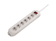 Charger l&#39;image dans la galerie, Bloc multiprise + Interrupteur Colour Blanc (108886)
