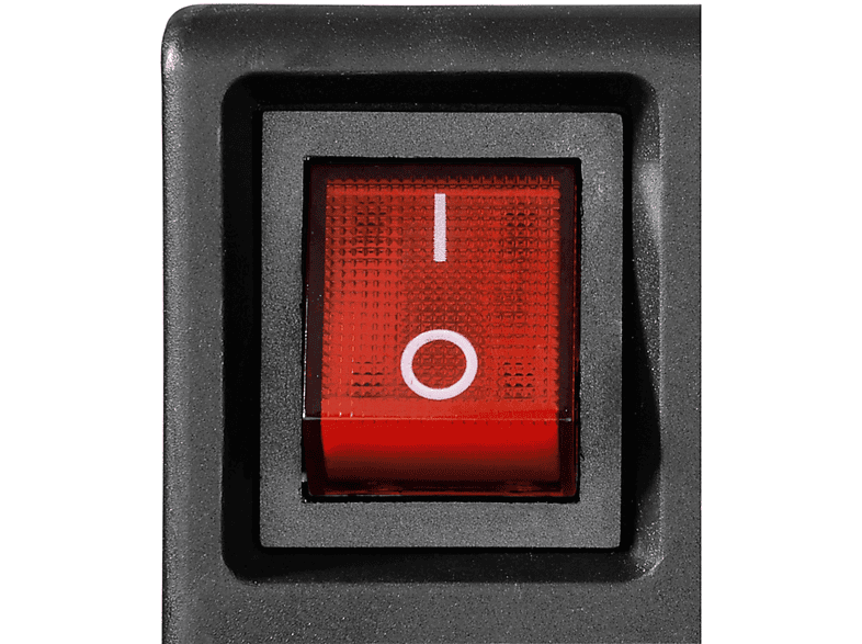 Bloc multiprise + Interrupteur Noir (121946)