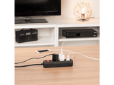 Bloc multiprise + Interrupteur Noir (30392)