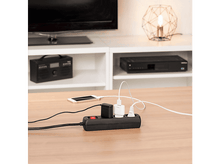 Charger l&#39;image dans la galerie, Bloc multiprise + Interrupteur Noir (30392)
